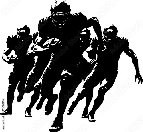 American football, football, players, NFL VECTOR BUNDLE