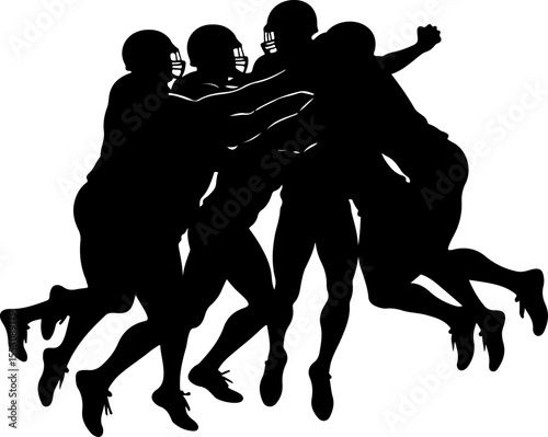 American football, football, players, NFL VECTOR BUNDLE