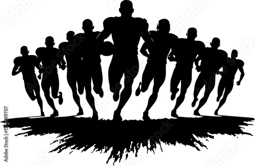 American football, football, players, NFL VECTOR BUNDLE