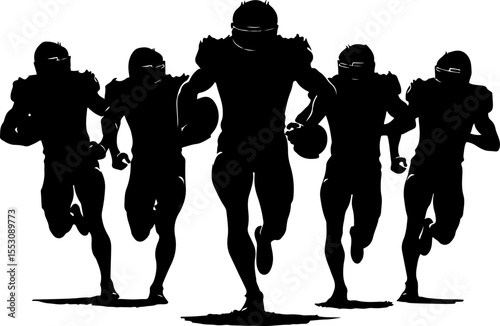 American football, football, players, NFL VECTOR BUNDLE