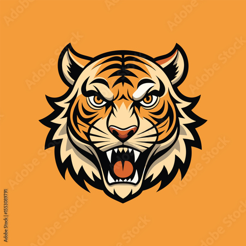 Tiger Head Illustration