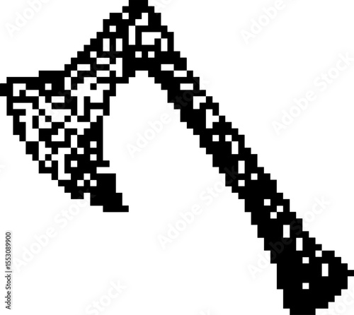 Dark Aesthetic Dithering Graphic Elements