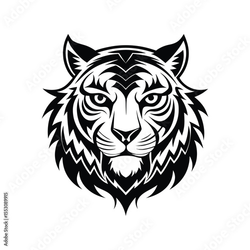 Tiger Head Illustration