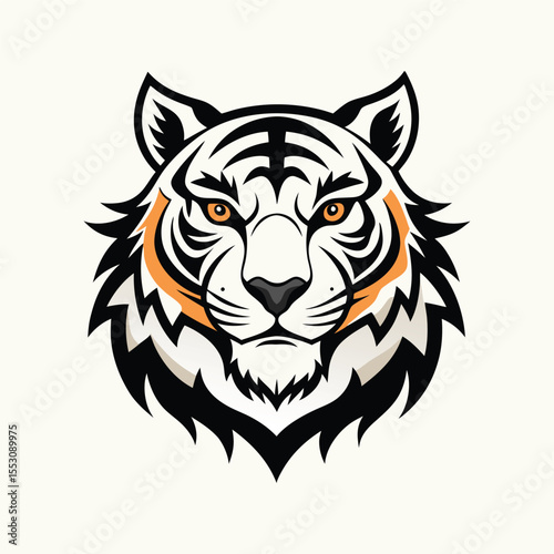 Tiger Head Illustration