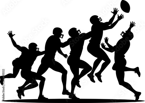 American football, football, players, NFL VECTOR BUNDLE