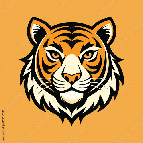 Tiger Head Illustration