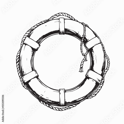 Lifebuoy Images Vector. Lifebuoy Illustration Isolated Rescue Wheel  image vector