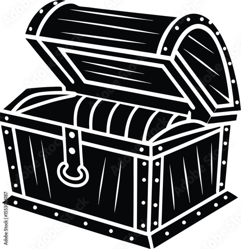Silhouette of a Treasure Chest