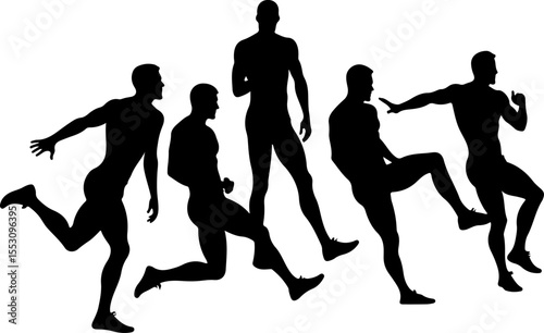  American football, football, players, NFL, trophy vector bundle