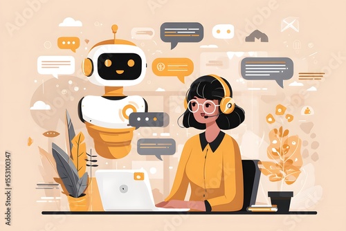 Customer Support with AI Assistant.