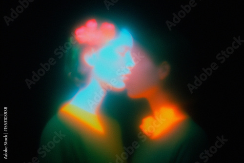 Abstract Romantic Ghost Background