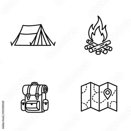 Fire icon collection. Fire flame symbol. concept flame fire icon