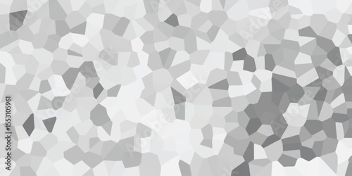 Abstract geometric voronoi pattern in shades of gray creating a textured digital illustration suitable for backgrounds and design projects