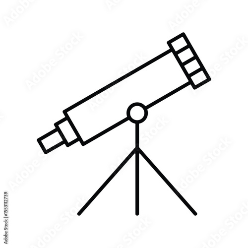Telescope  Icon Element For Design