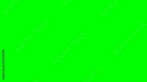 Countdown Timer 10 to 0 with Green Screen – Orange Text with White Outline – Full HD 1080p