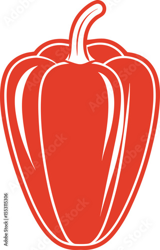 red hot chili pepper vector illustration