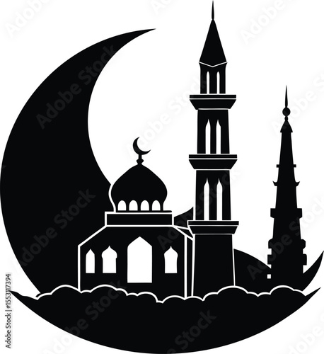 Silhouette of a Minaret