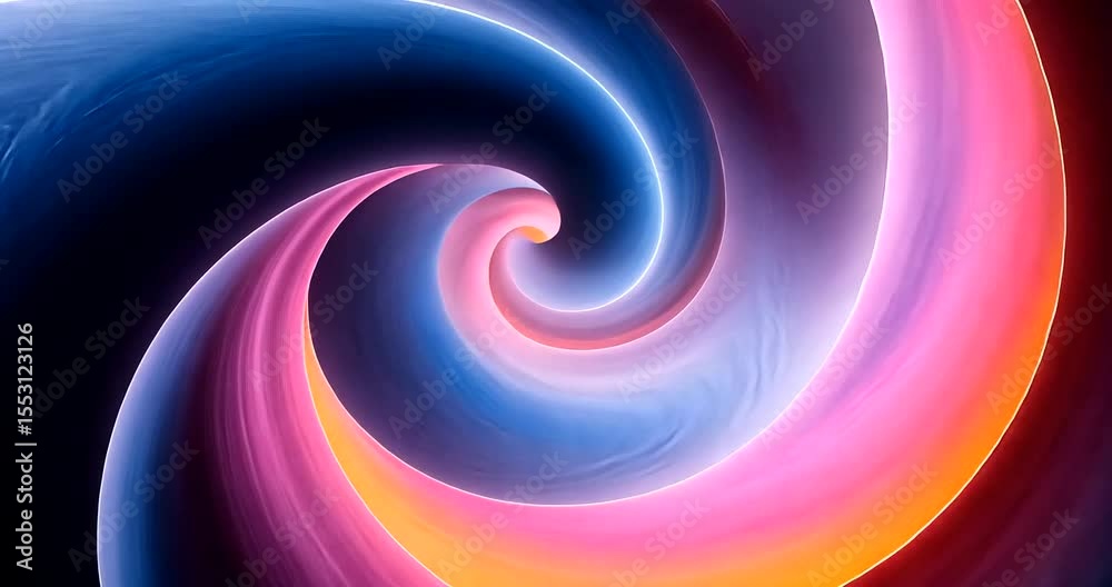 Vibrant swirling abstract design with colorful gradients