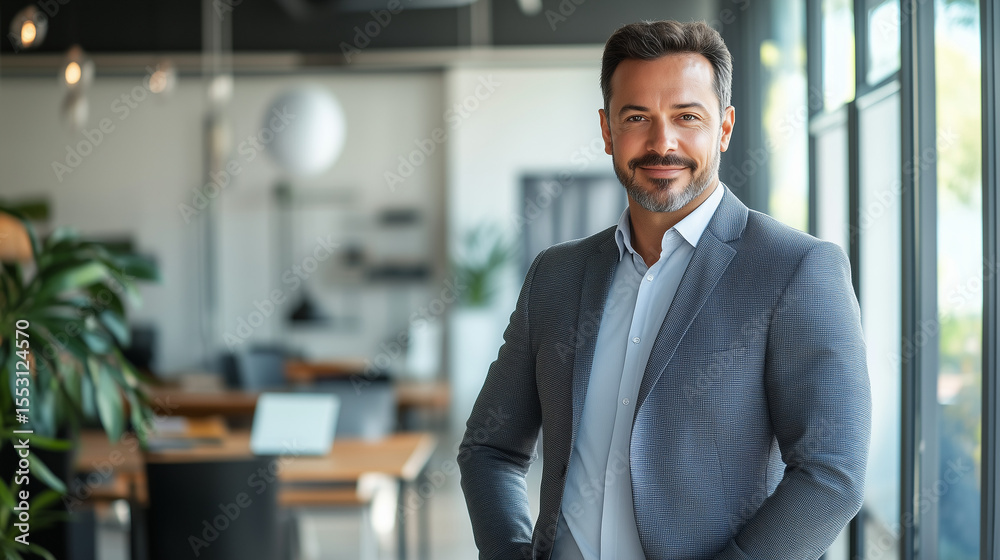 Fototapeta premium portrait of a handsome businessman
