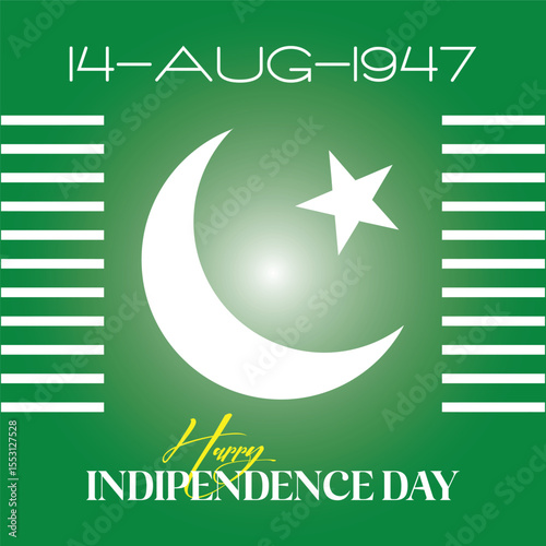 Pakistan Independence Day Celebrating Freedom, 14th August 1947