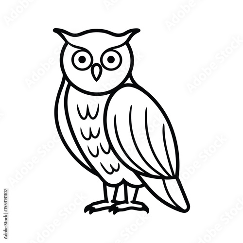 owl sitting on a branch