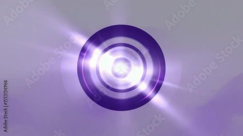 Creative light effects during digital animation in modern design studio setting