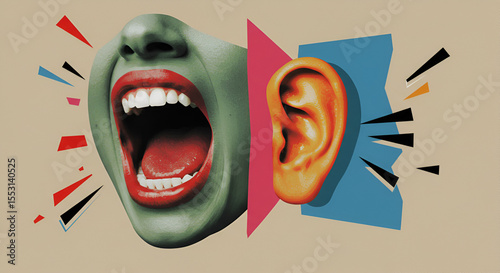 Disconnected communication Loud mouth silent ear