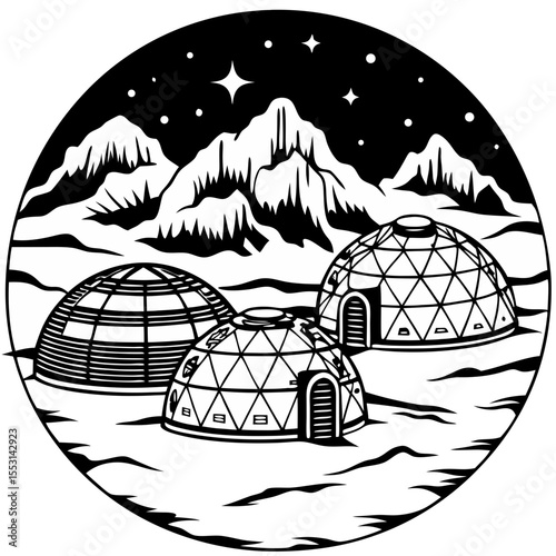 Dome Habitat Illustration Ideas