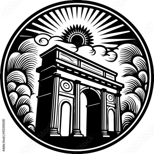 Historic Arch Illustration Guide