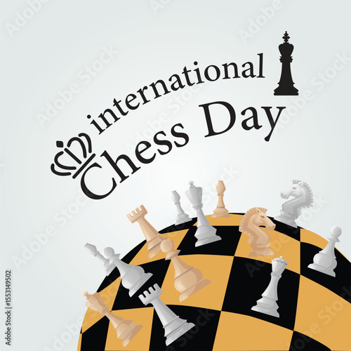 International Chess Day ..Gray Gradient.eps