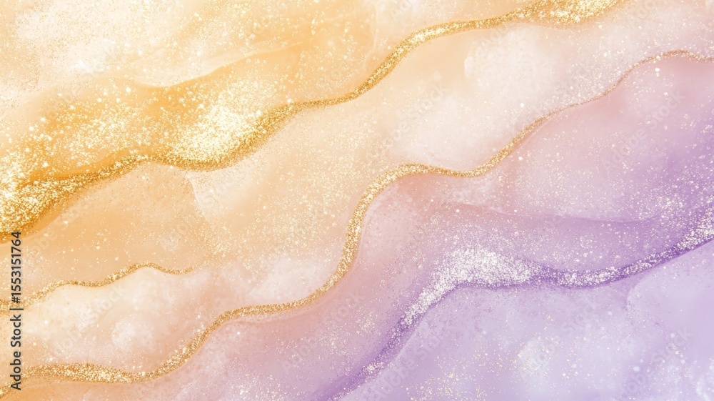 Obraz premium Elegant textured gradients with gold sparkles for artistic design and decoration