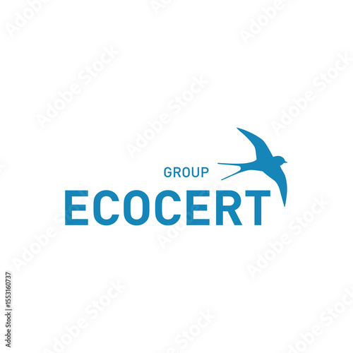 ECOCERT GROUP ICON VECTOR LOGO SIGN SYMBOL BLUE