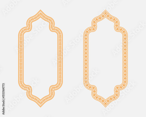 Stylish flower frame pack text box and art border design vectors templates