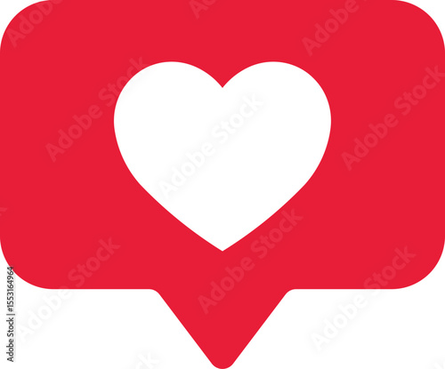 social media like icon