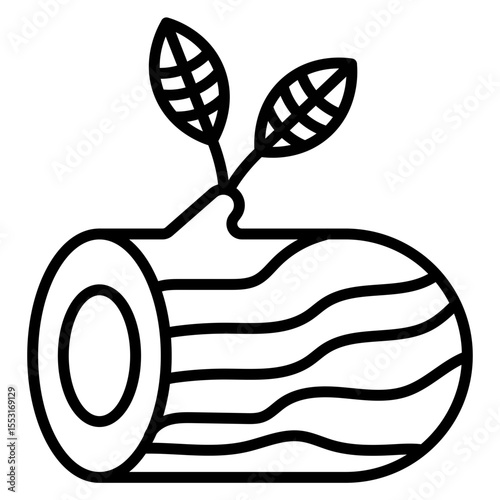Wood Vector Icon
