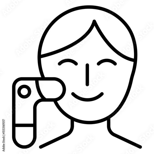 Facial Rejuvenation Vector Icon