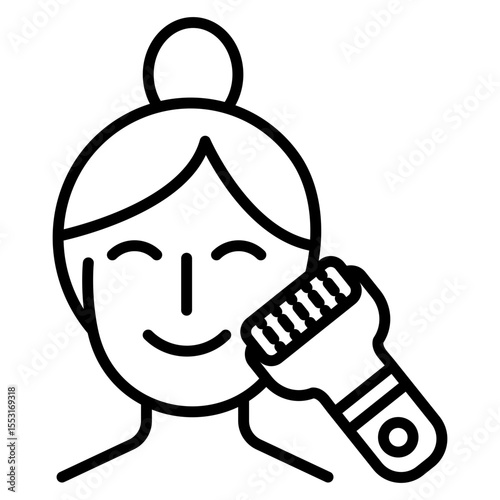 Microneedling Vector Icon