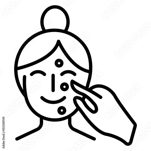 Chemical Peel Vector Icon