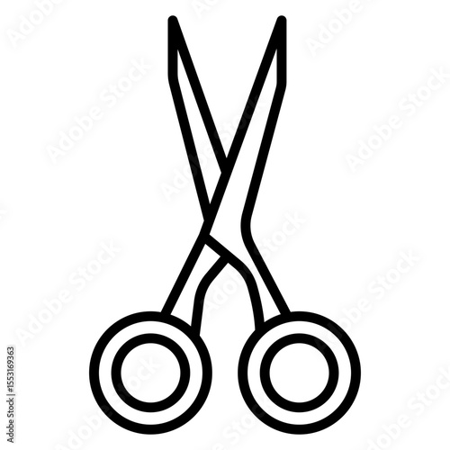 Cosmetic Scissors Vector Icon