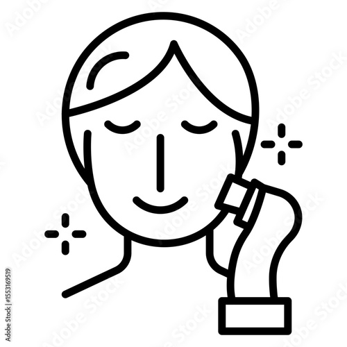 Microdermabrasion Vector Icon