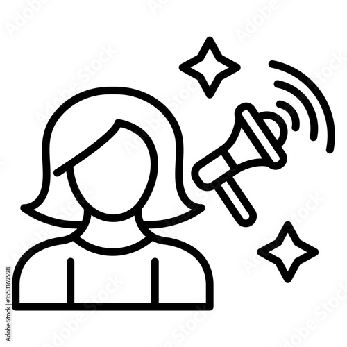 Influencer Vector Icon