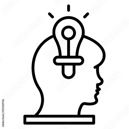 Forward Thinker Vector Icon