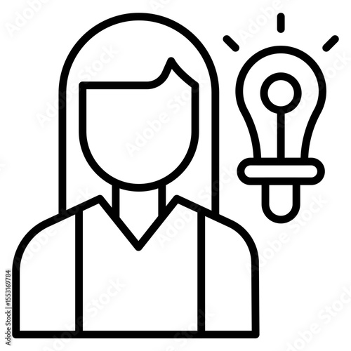 Thought Trailblazer Vector Icon