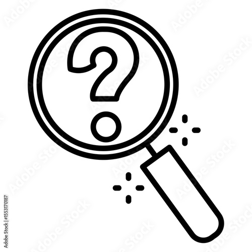 Inquiry Vector Icon