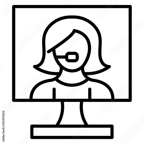 Helpdesk Vector Icon