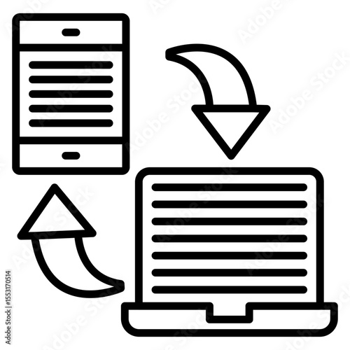 DataTransfer Vector Icon