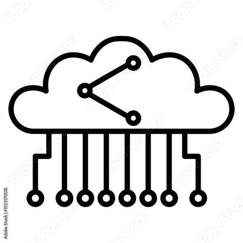 ShareCloud Vector Icon