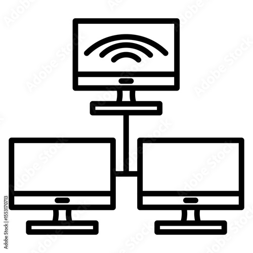 NetworkHub Vector Icon