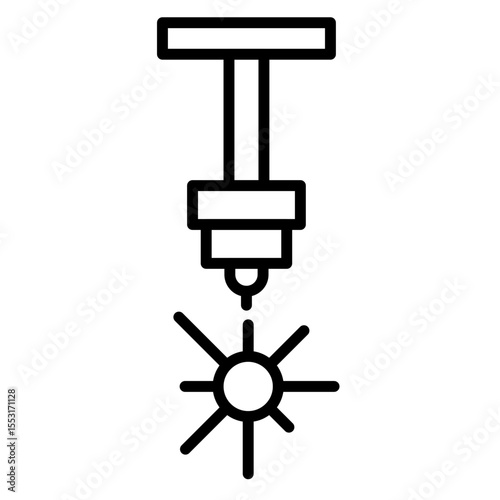 Laser Vector Icon