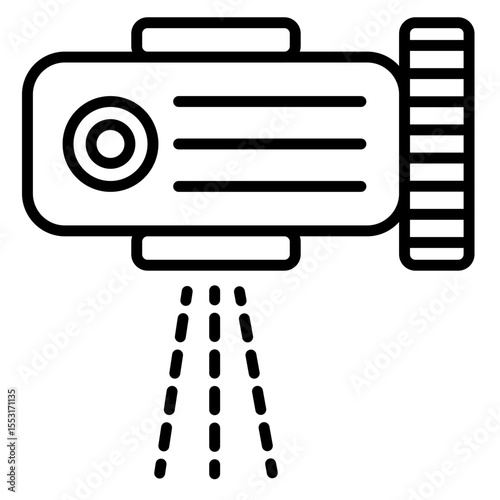 Laser Vector Icon